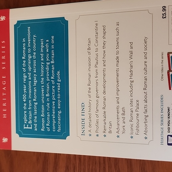 Kings and Queens and Roman Britain Reference Books NWT - Picture 3 of 3